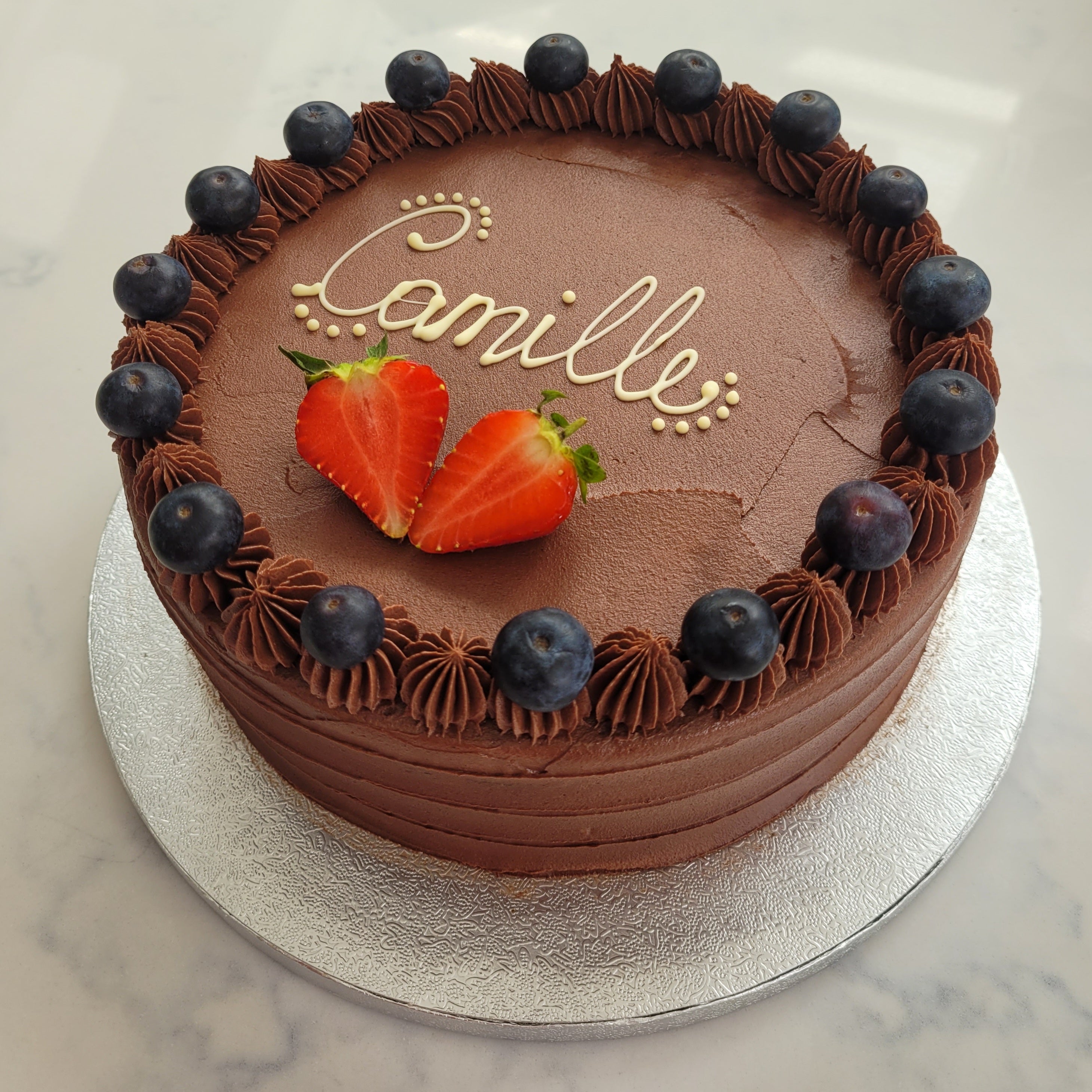 Chocolate & Berries Cake