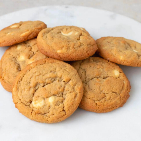 Peanut Butter and White Chocolate Cookies - box of 8