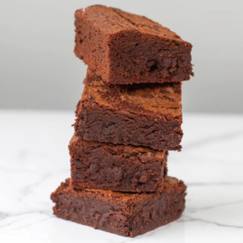 Double Chocolate Brownie Squares - Box of 4
